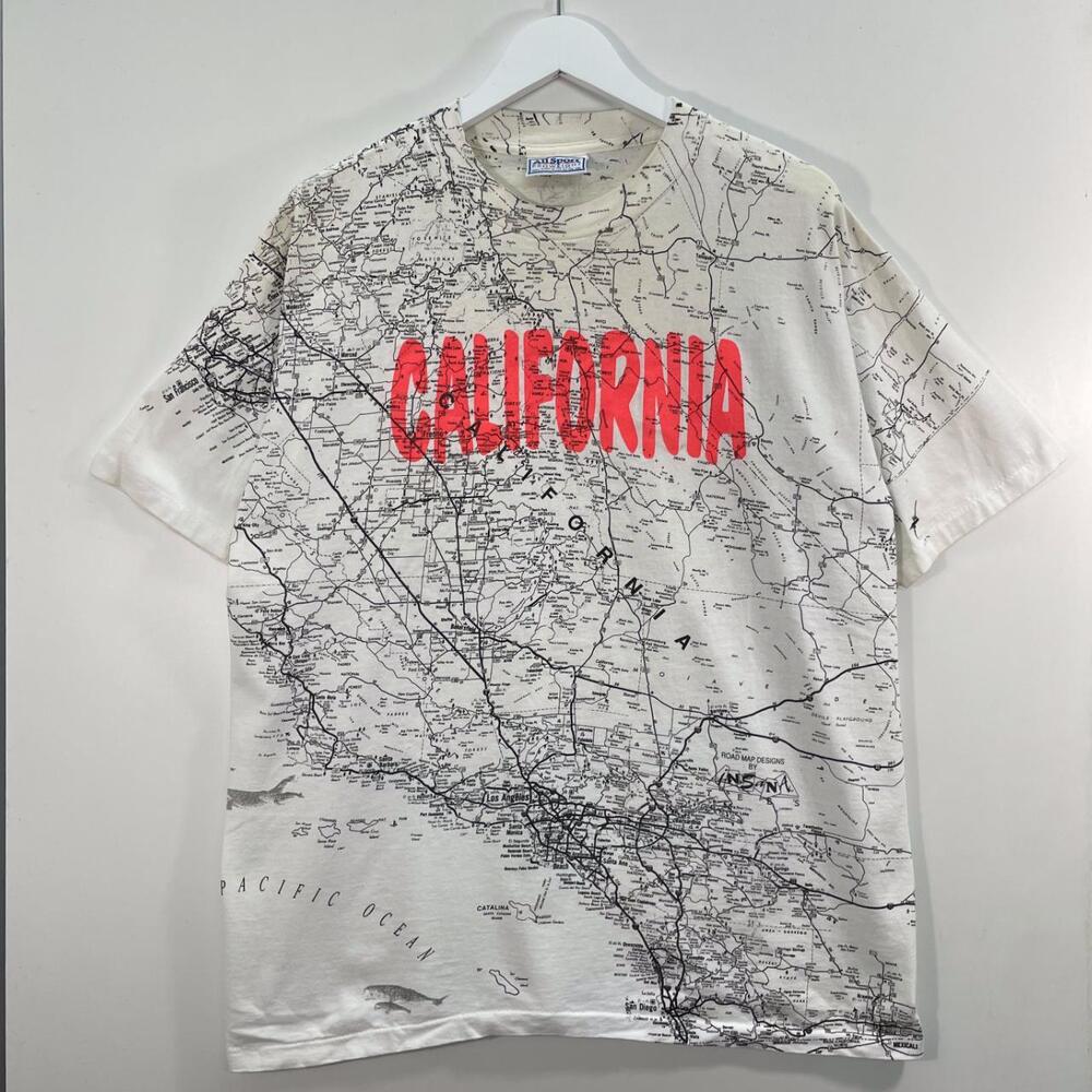 90 S California Map Tee